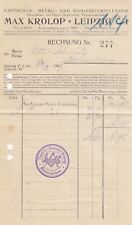 Leipzig rechnung 1927 gebraucht kaufen  Leipzig