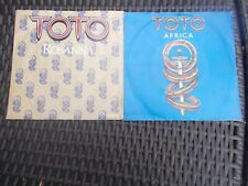 Toto vinyl singles for sale  LONDON
