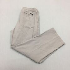 M&S Trousers Mens W34 L31 Straight Fit Chino Beige Cotton for sale  Shipping to South Africa