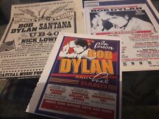 BOB DYLAN live tour dates 1984 2002 2003 small advert / magnet - wembley santana comprar usado  Enviando para Brazil