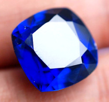 AAA+ 10.45 Ct Natural California Blue Benitoite AGSL Certified Cushion Cut Gem for sale  Shipping to South Africa