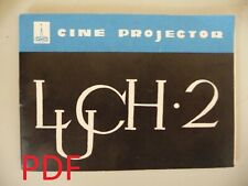 Instructions cine movie projector OMO LUCH 2 - Email/CD for sale  Shipping to South Africa