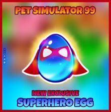 PET SIMULATOR 99 (PET SIM 99 PS99) - Huevo de superhéroe exclusivo - ¡NUEVO Y MÁS BARATO!, usado segunda mano  Embacar hacia Argentina