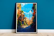 Barcelona print spain for sale  LEEDS