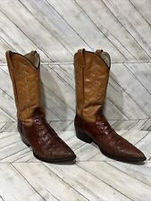 Botas de caubói ocidentais feitas à mão vintage couro de crocodilo Caiman botas Jaca tamanho 10,5 EE comprar usado  Enviando para Brazil