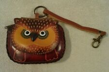 Tooled leather owl for sale  Cedar