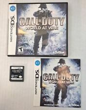 Used, Call Of Duty DS Game World At War Nintendo With Case & Pamphlet  for sale  Shipping to South Africa