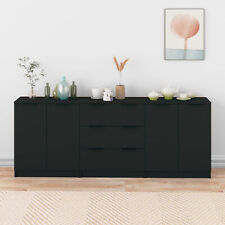 Piece sideboards black for sale  SOUTHALL