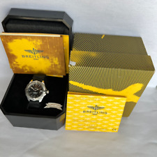Relógio masculino Breitling Colt A17050 data mostrador preto automático 500M 38 caixa de garantia comprar usado  Enviando para Brazil