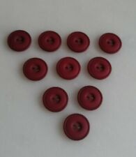 Burgundy round buttons for sale  OLDHAM