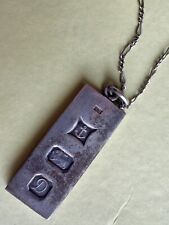 Vintage silver ingot for sale  GLASTONBURY