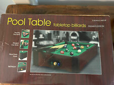 Pool Table Tabletop Billiards Premier Edition 20x12x4" - Pre-owned, used for sale  Shipping to South Africa