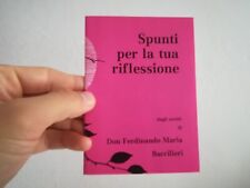 Depliant cartolina spunti usato  Italia