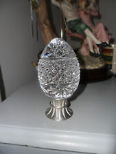 Crystal egg shaped for sale  TELFORD