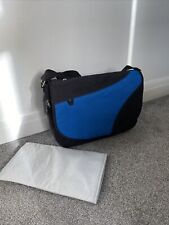 Mothercare black and blue baby changing bag for sale  LONDON
