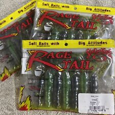 (3) Strike King Rage Tail Rage Craw 4” plástico macio - SUMMER CRAW comprar usado  Enviando para Brazil
