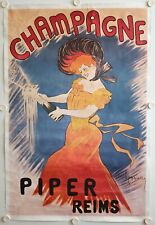 Affiche champagne piper d'occasion  La Courtine