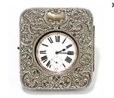 Usado, Reloj de bolsillo plateado Edward VII estuche de viaje y reloj Henry Matthews Birmingham  segunda mano  Embacar hacia Argentina