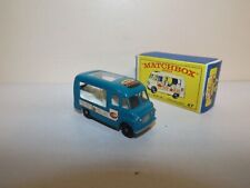 MATCHBOX REG. WHEEL NO. 47-B COMMER ICE CREAM CANTEEN BLUE BODY WHITE SIDE DECAL for sale  Shipping to South Africa