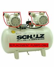 Used, Replacement Dental Air Compressor Head 1HP Oil Free 115/230V Schulz MSV6 MSV12 for sale  Lecanto