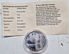 Euro silbermünze 2006 gebraucht kaufen  Frohburg