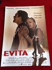 Evita Kinoplakat Poster A1 Madonna, Antonio Banderas, Alan Parker, używany na sprzedaż  Wysyłka do Poland