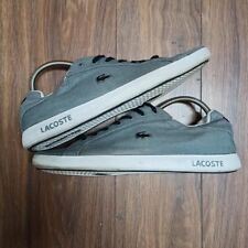 Usado, Zapatillas Lacoste Canvas Trainer Gris UK10 Low para Hombre 2015 12375 Tailandia segunda mano  Embacar hacia Argentina