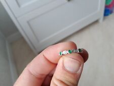 Diamond emerald ring for sale  MABLETHORPE