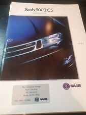 Saab brochure 9000 for sale  LOUGHBOROUGH