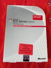 Open Box - A5K-02817 Microsoft SQL Server 2008 R2 grupo de trabajo 5 CAL segunda mano  Embacar hacia Argentina