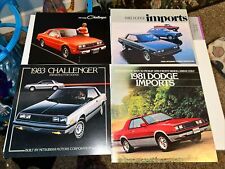 Folleto de ventas de concesionarios Dodge Imports 1981: camioneta Challenger, Colt y Ram 50 segunda mano  Embacar hacia Mexico