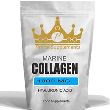 COLLAGEN MARINE  CAPSULES/TABLETS 1000MG ANTI AGEING HYALURONIC BUY 2 GET 3 for sale  Shipping to South Africa