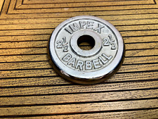 Impex Barbell 2 1/2 LB Chrome Weight Barbell 1” Center Bore for sale  Shipping to South Africa