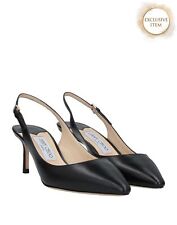 RRP€495 JIMMY CHOO Erin Leather Slingback Shoes US7.5 UK4.5 EU37.5 Made in Italy for sale  Shipping to South Africa