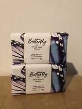 Barra de limpeza BATH AND BODY WORKS X2 manteiga de karité borboleta comprar usado  Enviando para Brazil