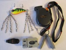 Used, Four Fishing Items Ben Dance Lure Retriever Bass Pro Line Counter Hook File for sale  Shipping to South Africa