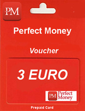 Używany, PERFECT MONEY | KOD | VOUCHER | 3 EURO | TOP SPRZEDAWCA | TANIO ! na sprzedaż  PL