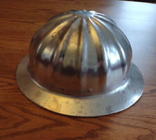 Vintage Hard Hat SuperLite Metal Aluminum Hard Hat Helmet USA, used for sale  Superior