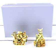 HARMONY KINGDOM 2001: PLANET HK ROYAL WATCH COLLECTORS CLUB KIT, WOLFIE, MINX, used for sale  Shipping to South Africa