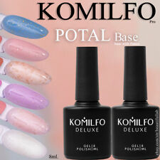 KOMILFO Base POTAL com Flocos / Borracha / Esmalte em Gel / #01-23 / 8ml. comprar usado  Enviando para Brazil