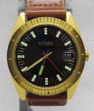 Usado, *RARO* Relógio de quartzo masculino Nixon "The Rover" com pulseira de lona/couro original - Funciona comprar usado  Enviando para Brazil