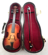 Miniature wooden violin for sale  MIRFIELD