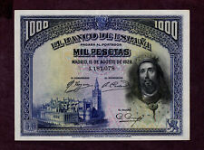 ESPAÑA 1000 PESETAS Billete 1928 S/N 1.181.078 Estado II XF SPL - WPM 78 segunda mano  Embacar hacia Argentina