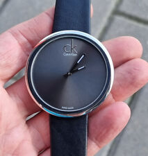 Genuíno relógio de quartzo feminino suíço Calvin Klein KOV231 mostrador preto grande 46mm comprar usado  Enviando para Brazil