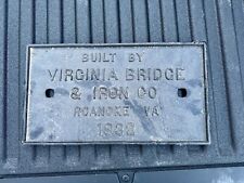 Virginia bridge iron for sale  Moody