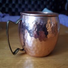 Copper mug hammered for sale  IVER