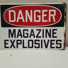 Danger magazine explosives for sale  Karnak