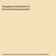 übungsbuch mathematik wirtsch gebraucht kaufen  Trebbin