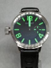 Relógio masculino U-Boat U-6497 manual 100m aço inoxidável mostrador preto analógico usado comprar usado  Enviando para Brazil