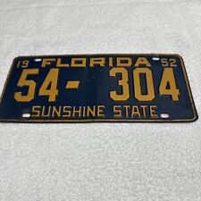 1952 florida license for sale  Scotts